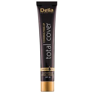 Delia Cosmetics Total Cover vodeodolný make-up SPF 20 odtieň 53 Porcelain 25 g