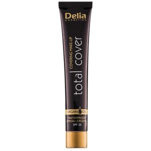 Delia Cosmetics Total Cover vodeodolný make-up SPF 20 odtieň 56 Tan 25 g