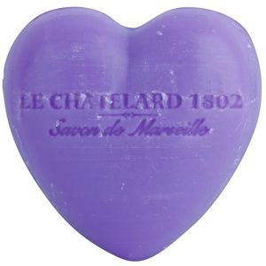 Le Chatelard 1802 Lavender mydlo v tvare srdca