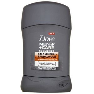Dove Men+Care Elements tuhý antiperspitant 48h Talc Mineral + Sandalwood 50 ml
