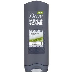 Dove Men+Care Elements sprchový gél na tvár a telo 2 v 1 250 ml