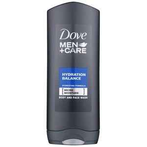 Dove Men+Care Hydration Balance sprchový gél na telo a vlasy pre mužov 400 ml