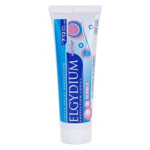 Elgydium Junior zubná pasta pre deti príchuť Bubble Gum Flavor (7-12) 50 ml