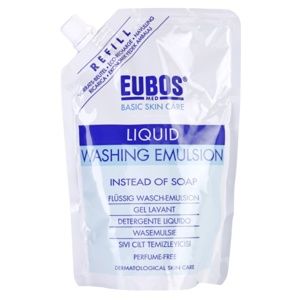 Eubos Basic Skin Care Blue umývacia emulzia bez parfumácie náhradná náplň 400 ml