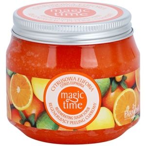 Farmona Magic Time Citrus Euphoria telový peeling s cukrom pre regeneráciu pokožky