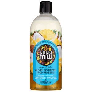 Farmona Tutti Frutti Pineapple & Coconut sprchový a kúpeľový gélový olej