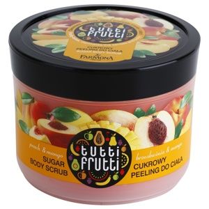 Farmona Tutti Frutti Peach & Mango cukrový peeling na telo