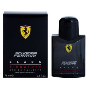 Ferrari Scuderia Ferrari Black Signature toaletná voda pre mužov 75 ml