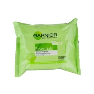 Garnier Essentials odličovacie obrúsky pre normálnu až zmiešanú pleť 25 ks
