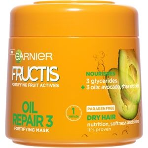 Garnier Fructis Oil Repair 3 posilujúca maska pre suché a poškodené vlasy 300 ml