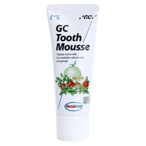 GC Tooth Mousse remineralizačný ochranný krém pre citlivé zuby bez fluóru príchuť Vanilla 35 ml