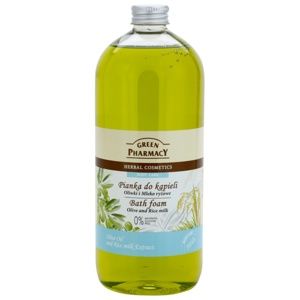 Green Pharmacy Body Care Olive & Rice Milk pena do kúpeľa 1000 ml