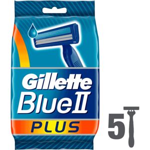Gillette Blue II Plus jednorazové žiletky 5 ks