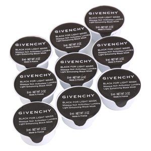 Givenchy Black For Light Mask sada rozjasňujúcich pleťových masiek 9 k
