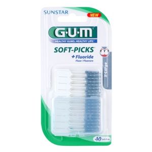 G.U.M Soft-Picks +Fluoride dentálne špáradlá X-Large 40 ks