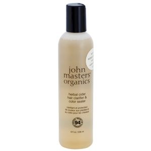 John Masters Organics Herbal Cider čistiaca vlasová starostlivosť pre fixáciu farby 236 ml