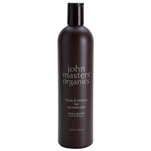 John Masters Organics Honey & Hibiscus obnovujúca maska pre posilnenie vlasov 473 ml