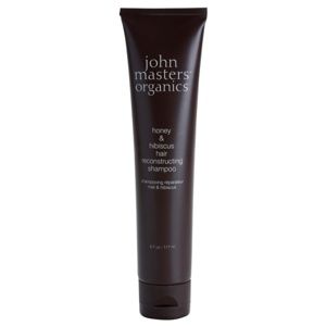 John Masters Organics Honey & Hibiscus obnovujúci šampón pre posilnenie vlasov 177 ml