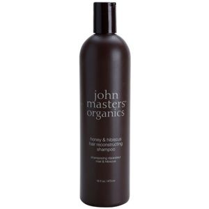John Masters Organics Honey & Hibiscus obnovujúci šampón pre posilnenie vlasov 473 ml