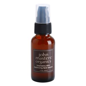 John Masters Organics Bearberry Skin sérum vyrovnávajúce tvorbu kožného mazu 30 ml