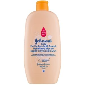 Johnson's® Wash and Bath pena do kúpeľa a čistiaci gél 2 v 1 500 ml