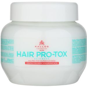 Kallos Hair Pro-Tox maska pre slabé a poškodené vlasy s kokosovým olejom, kyselinou hyalurónovou a kolagénom 275 ml