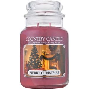Country Candle Merry Christmas vonná sviečka 652 g