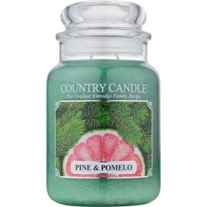 Country Candle Pine & Pomelo vonná sviečka 652 g
