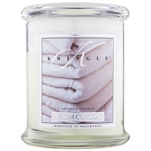 Kringle Candle Warm Cotton vonná sviečka 411 g