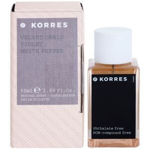 Korres Velvet Orris, Violet & White Pepper toaletná voda pre ženy 50 ml