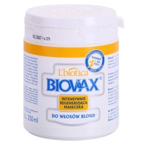 L’biotica Biovax Blond Hair oživujúca maska pre blond vlasy 250 ml