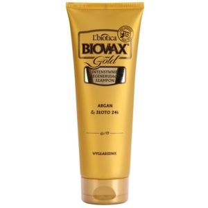 L’biotica Biovax Glamour Gold regeneračný šampón s arganovým olejom 200 ml