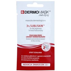 L’biotica DermoMask Anti-Aging pleťová maska s protivráskovým účinkom 35+ 12 ml
