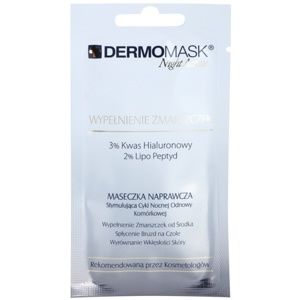 L’biotica DermoMask Night Active vyplňujúca maska proti hlbokým vráskam 12 ml
