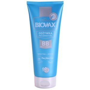 L’biotica Biovax Keratin & Silk kondicionér s keratínom pre jednoduché rozčesávanie vlasov 200 ml