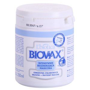 L’biotica Biovax Weak Hair posilujúca maska pre oslabené vlasy