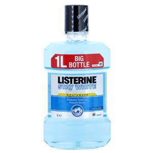 Listerine Stay White ústna voda s bieliacim účinkom príchuť Arctic Mint 1000 ml