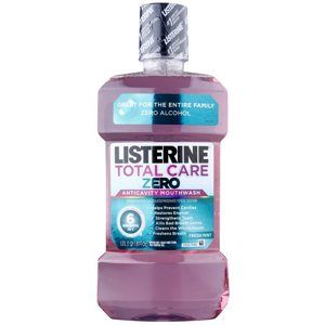 Listerine Total Care Zero ústna voda pre kompletnú ochranu zubov a svieži dych bez alkoholu