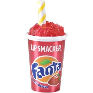 Lip Smacker Fanta Strawberry štýlový balzam na pery v tégliku príchuť Strawberry 7.4 g