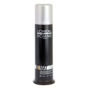 L’Oréal Professionnel Homme 4 Force Mat modelovacia pasta pre matný vzhľad 80 ml
