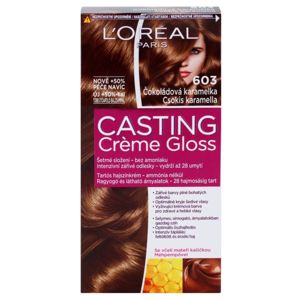 L’Oréal Paris Casting Creme Gloss farba na vlasy odtieň 603 Chocolate Caramel