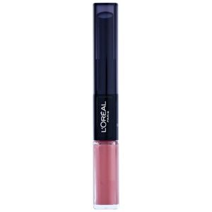 L’Oréal Paris Infallible dlhotrvajúci rúž a lesk na pery 2 v 1 odtieň 111 Permanent Blush 5 ml