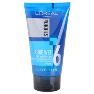 L’Oréal Paris Studio Line Pure Wet gél na vlasy s mokrým efektom 24H Wet Effect Strong Hold 6 150 ml