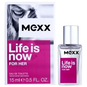 Mexx Life is Now for Her toaletná voda pre ženy 15 ml