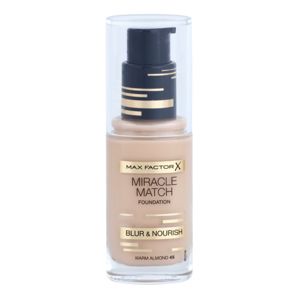 Max Factor Miracle Match tekutý make-up s hydratačným účinkom odtieň 45 Warm Almond 30 ml