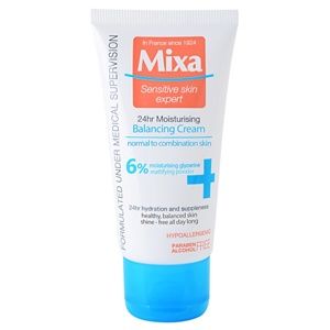 MIXA 24 HR Moisturising ľahký vyvažujúci a hydratačný krém pre normálnu až zmiešanú pleť 50 ml