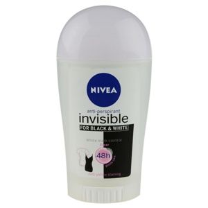 Nivea Invisible Black & White Clear tuhý antiperspitant pre ženy 40 ml