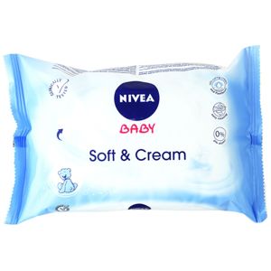 Nivea Baby Soft & Cream čistiace utierky 63 ks