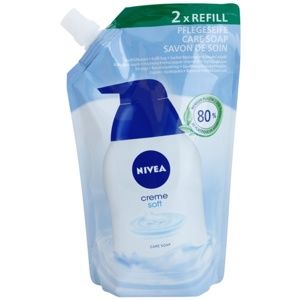Nivea Creme Soft tekuté mydlo náhradná náplň 500 ml