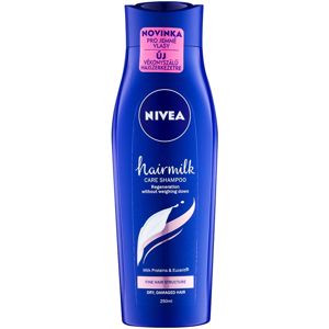 Nivea Hairmilk ošetrujúci šampón pre jemné vlasy 250 ml